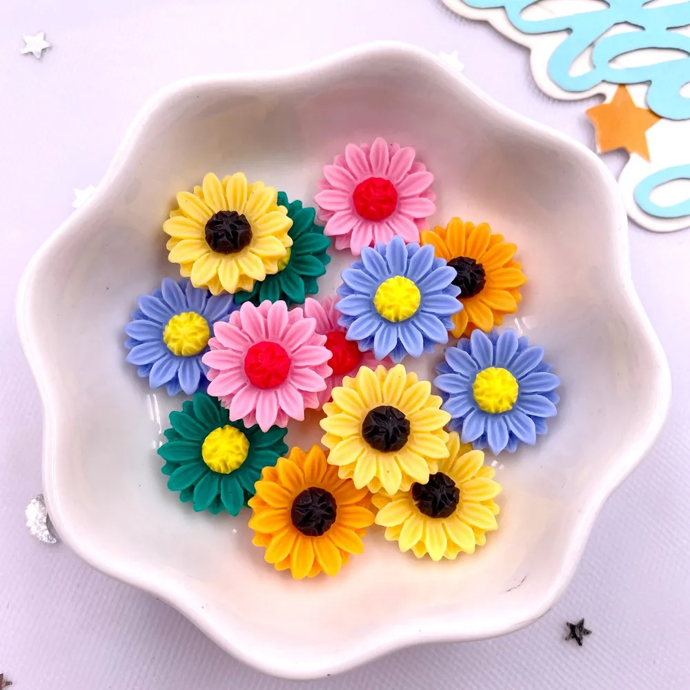 30Pcs Resin Colorful 15mm Sunf - đánh giá và giá Paradise Jewelry & Watches Llc Miami