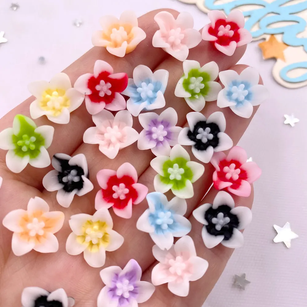 50pcs Resin 13mm Colorful 3D M - đánh giá và giá Paradise Jewelry & Watches Llc Miami