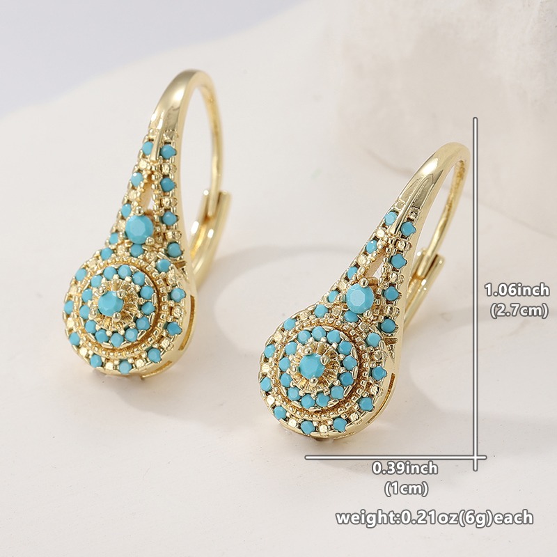 Elegant Fashion Synthetic Turq - đánh giá và giá Turquoise Stone Ring