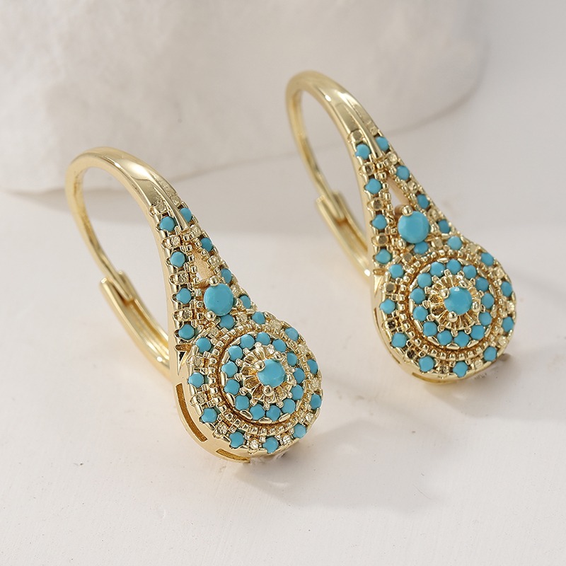 Elegant Fashion Synthetic Turq - đánh giá và giá Turquoise Stone Ring