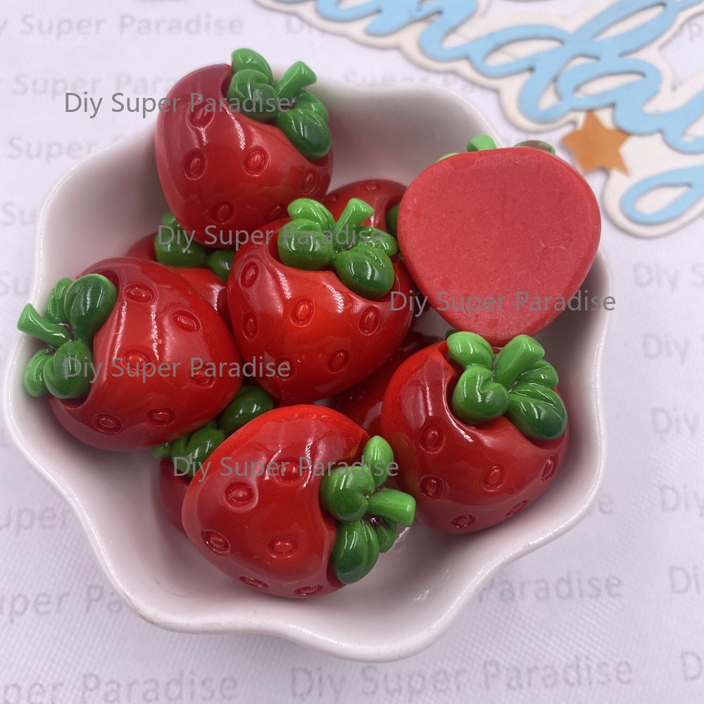 8PCS Resin Kawaii Colorful Red - đánh giá và giá Paradise Jewelry & Watches Llc Miami