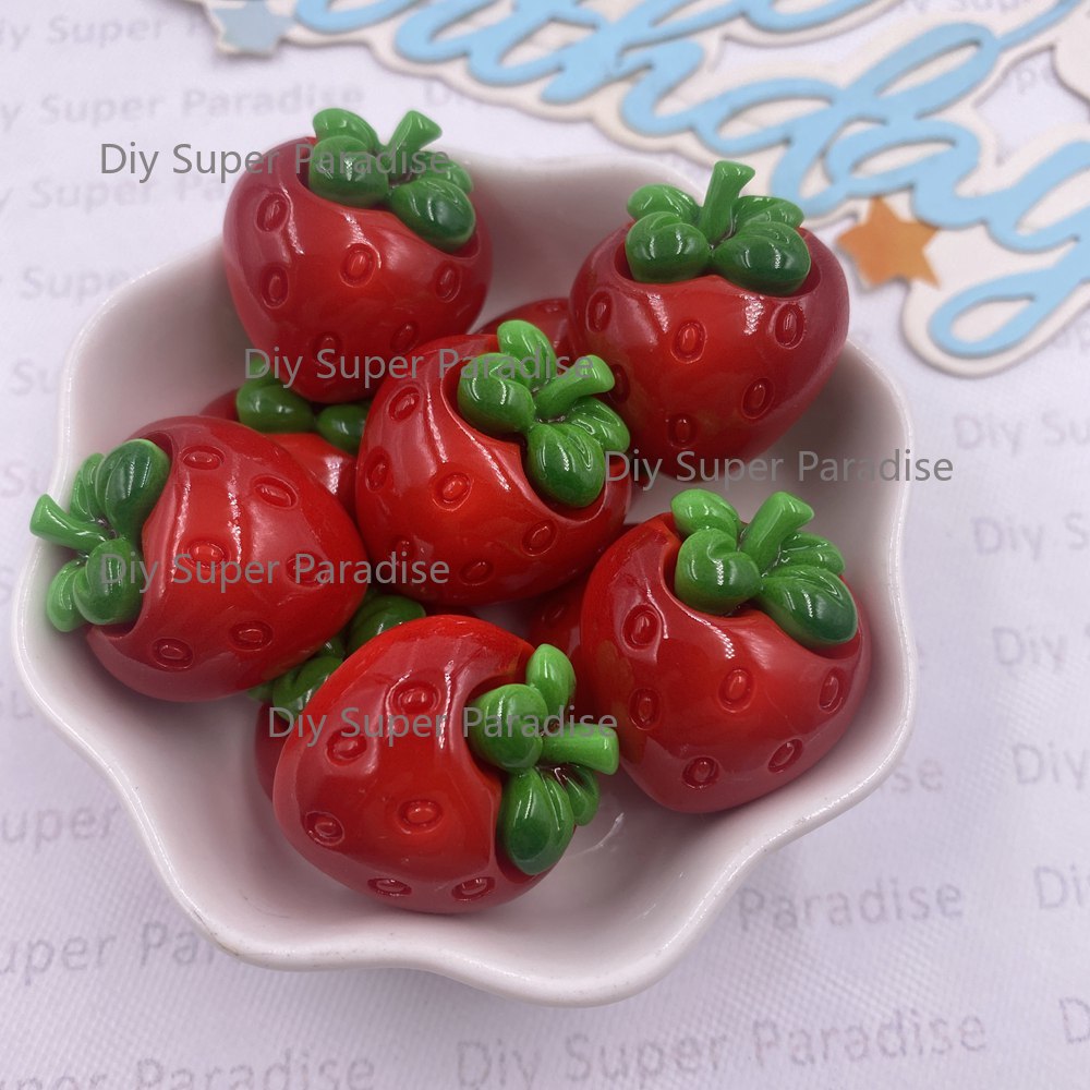 8PCS Resin Kawaii Colorful Red - đánh giá và giá Paradise Jewelry & Watches Llc Miami